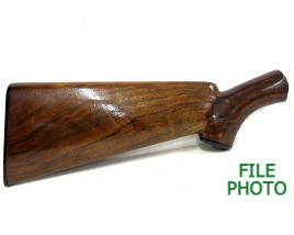 Butt Stock Assembly - Late Variation - Walnut - Plain - 12 Gauge - Original Butt Stock Assembly - Late Variation - Walnut - Plain - 12 Gauge - Original